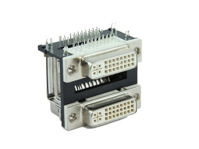 DVI 24+5 DIP DUAL SLITS 90°