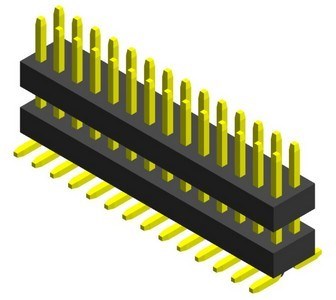 392B 1.00x1.00mm Dual Row Board Spacer S.M.T