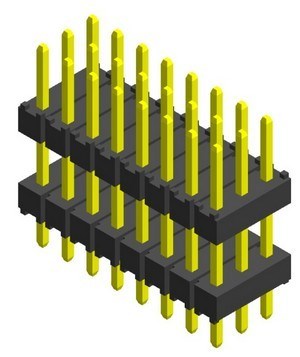 410U 2.00mm Board Spacer Triple Row Straight Type