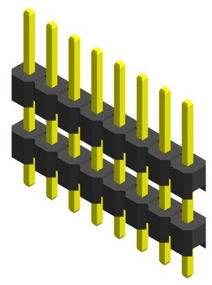 422B 2.54mm Board Spacer Single Row Straight Type