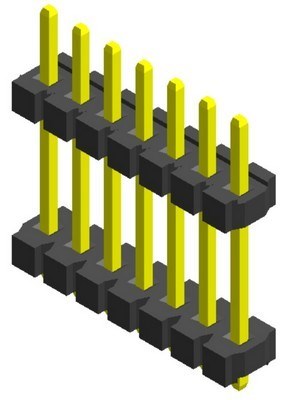 434B 3.96mm Power Socket Single Row Dip Type